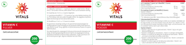 Vitamin C Pulver (Calciumascorbat), 200g Packung