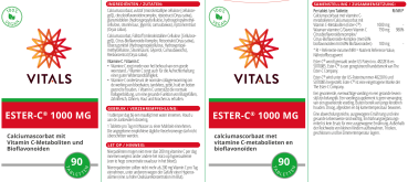 Ester-C® 1000 mg, 90 Tabletten Packung