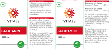 L-Glutamin, 60 Kapseln Packung