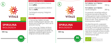 Bio-Spirulina, 90 Tabletten Packung