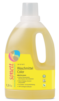 Waschmittel flüssig Color mint & lemon 30–95 °C