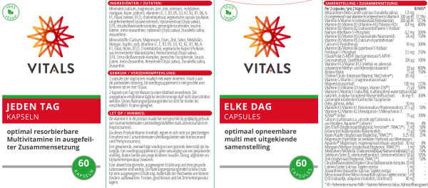 Jeden Tag Multi, 60 Kapseln Packung