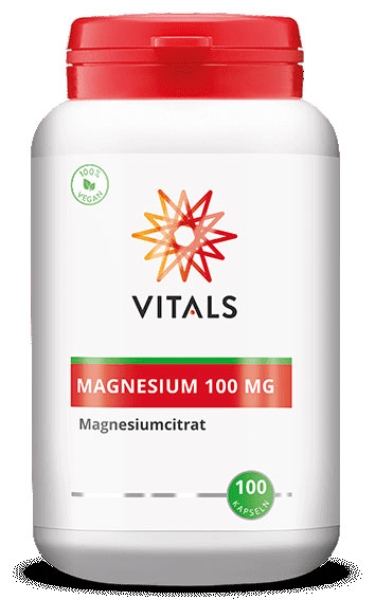 Magnesium Citrat 100 mg, 100 Kapseln