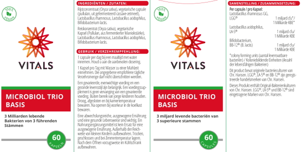 Microbiol Trio Basis 60 Kapseln Packung