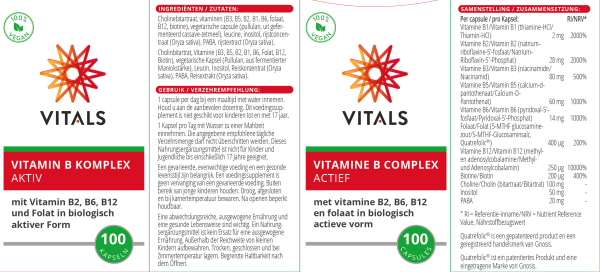 Vitamin B-Komplex Aktiv Packung
