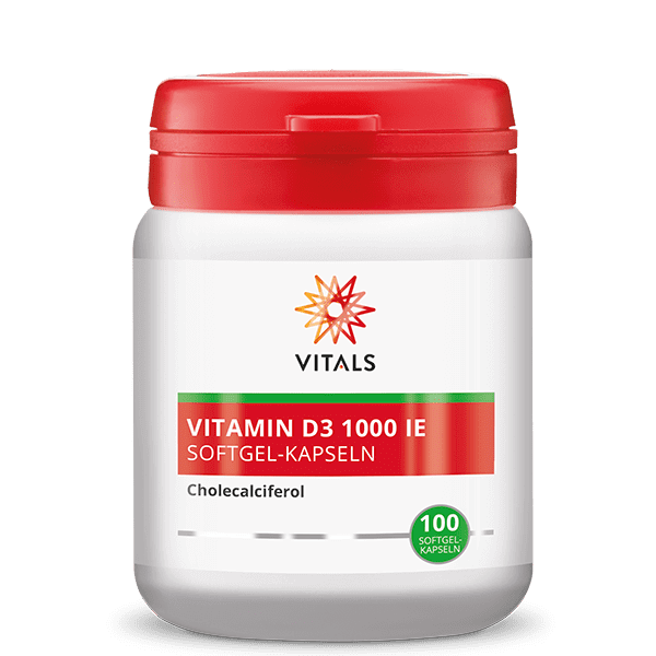 Vitamin D3 1000IE, 100 Softgel-Kapseln